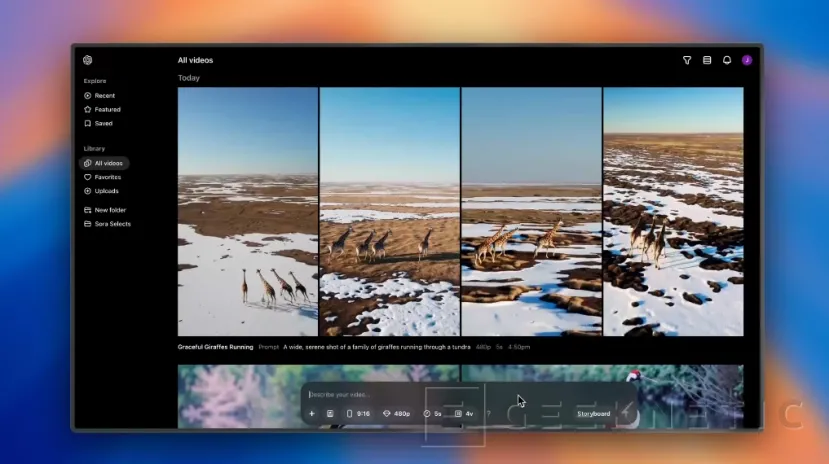 Geeknetic Ya disponible el generador de vídeo Sora de OpenAI, pero solo para usuarios de pago 2