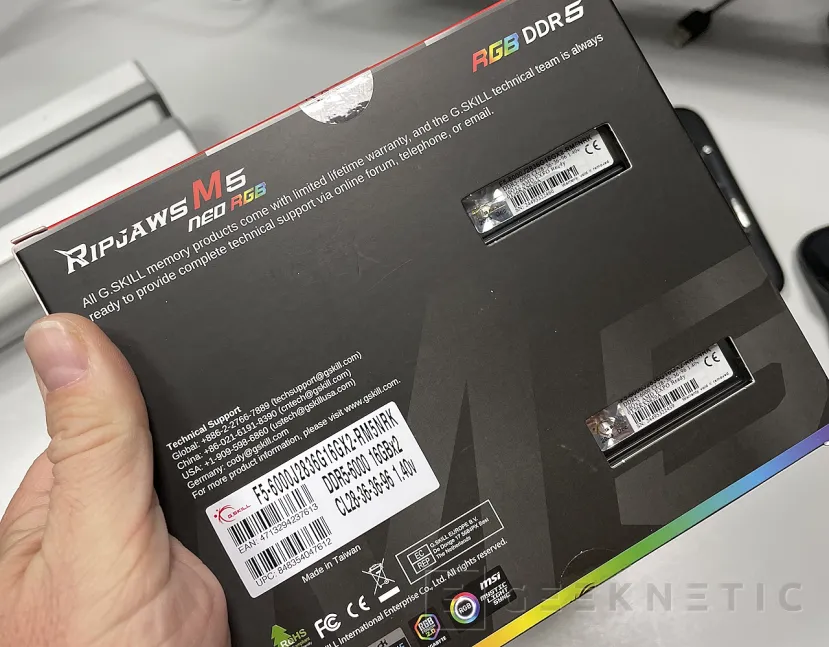 Geeknetic G.Skill Ripjaws M5 Neo RGB DDR5-6000 CL28 Review 2