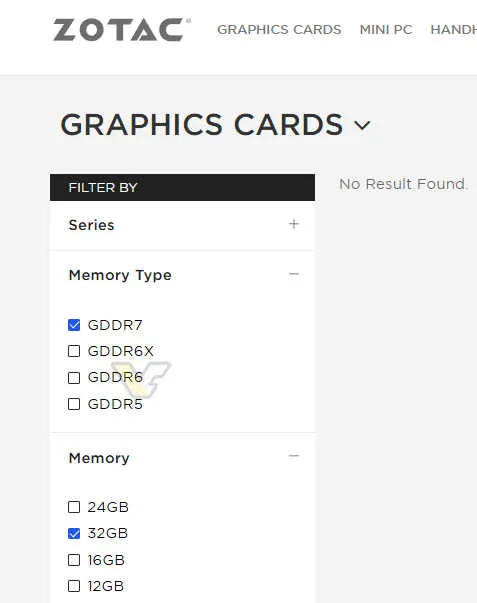 Geeknetic The NVIDIA RTX 5090 will have 32 GB GDDR7 according to a leak on the Zotac 3 website