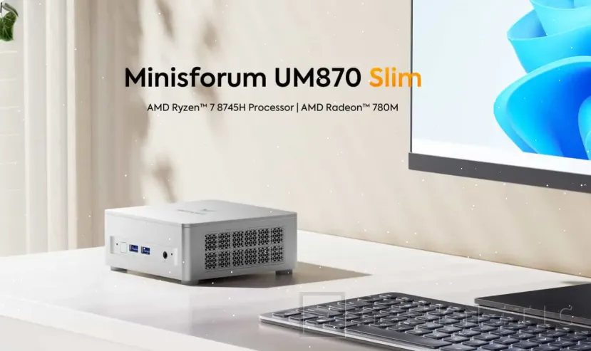 Geeknetic El MiniPC Minisforum 870 Slim con un AMD Ryzen 7 8745HS está por 349 euros 1