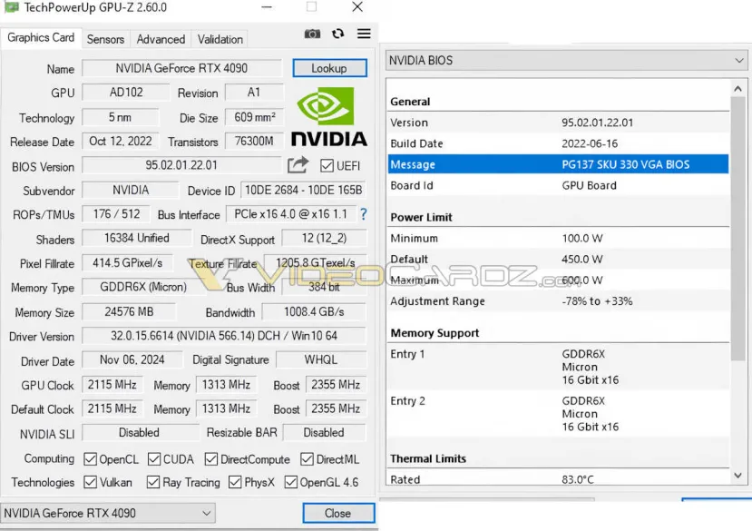 Geeknetic El prototipo de la supuesta NVIDIA RTX 4090 Ti o TITAN de 4 ranuras finalmente es una NVIDIA RTX 4090 2