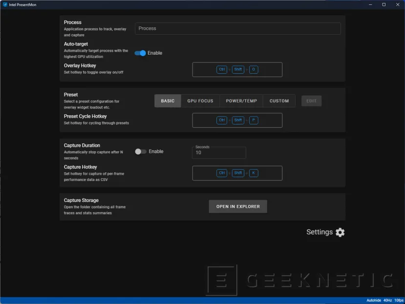 Geeknetic Intel presenta PresetMon 2.3 que incluye compatibilidad para XeSS Frame Generation y XeSS Low Latency 1