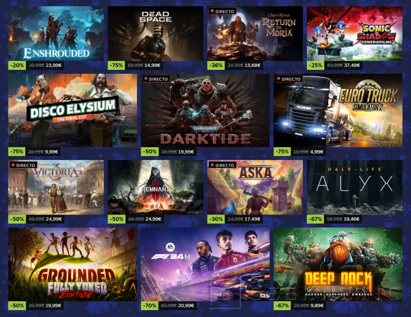 Geeknetic Llegan las Rebajas de Invierno de Steam 2024 con descuentos de hasta el 95%, ¡Juegos por menos de 2 euros! 3