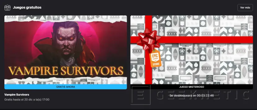 Geeknetic Llévate gratis en la Epic Games Store Vampire Survivors, ¡Solo hasta las 17:00 de Hoy! 2