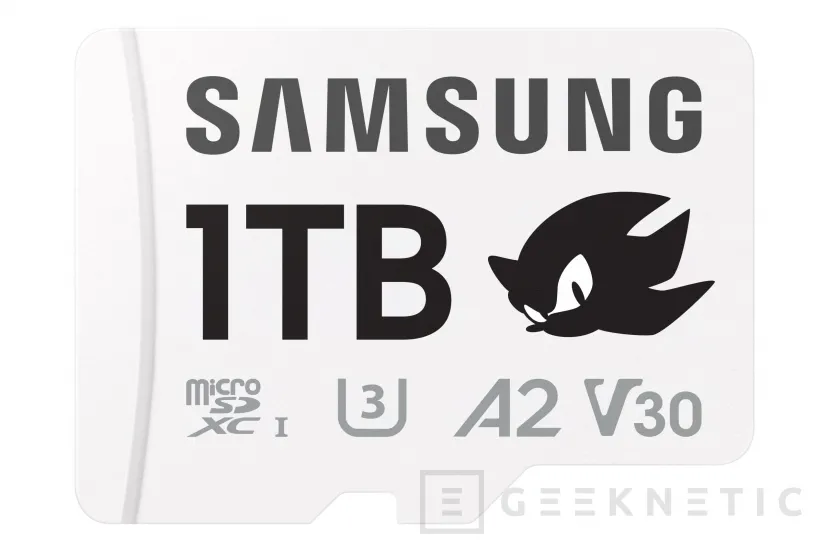 Geeknetic Samsung presents the Sonic The Hedgehog Pro PLUS MicroSD with up to 1 TB with icons of the game characters 4