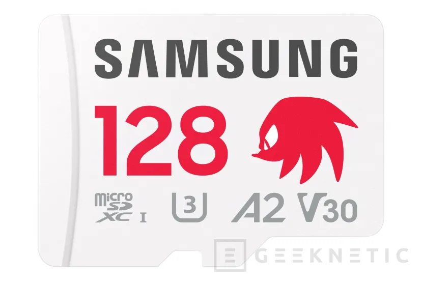 Geeknetic Samsung presents the Sonic The Hedgehog Pro PLUS MicroSD with up to 1 TB with icons of the game characters 1