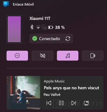 Geeknetic Enlace Móvil: Como configurar y sincronizar el Smartphone desde Windows 11 11