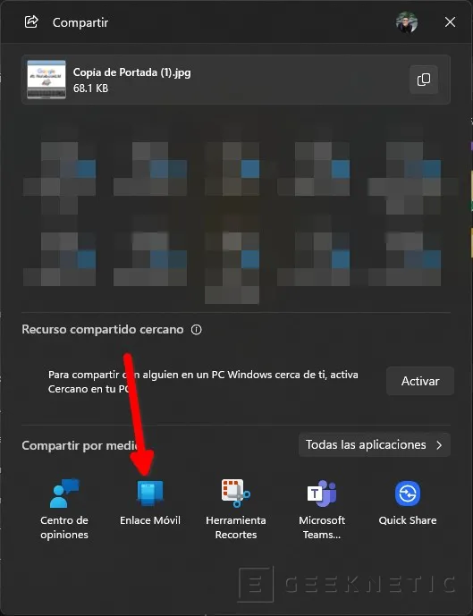 Geeknetic Enlace Móvil: Como configurar y sincronizar el Smartphone desde Windows 11 14