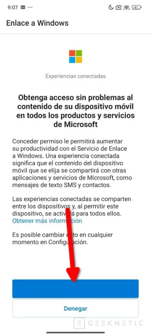 Geeknetic Enlace Móvil: Como configurar y sincronizar el Smartphone desde Windows 11 6