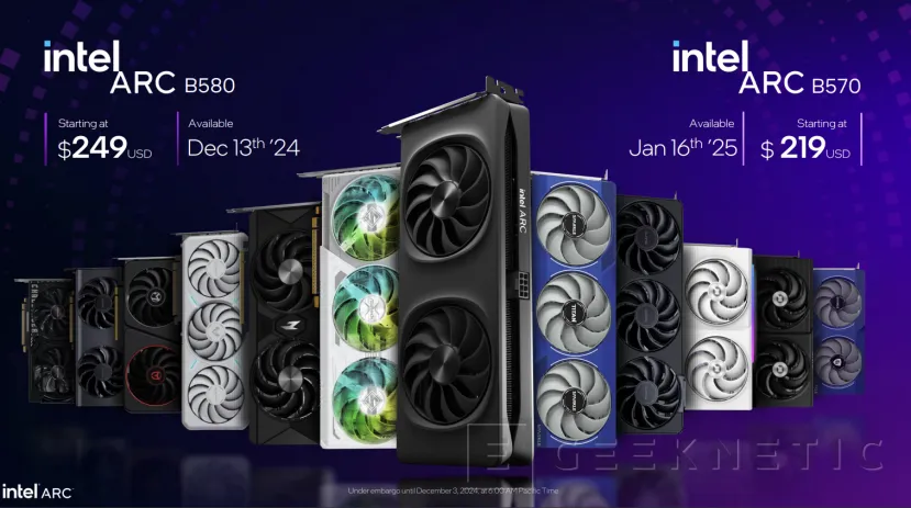 Geeknetic Intel Arc B580: Así consigue superar a las RTX 4060 la nueva arquitectura Battlemage 2