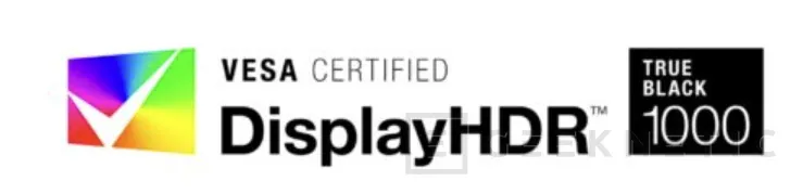 Geeknetic VESA lanza la certificación DisplayHDR True Black 1000 para monitores OLED de altas prestaciones 1