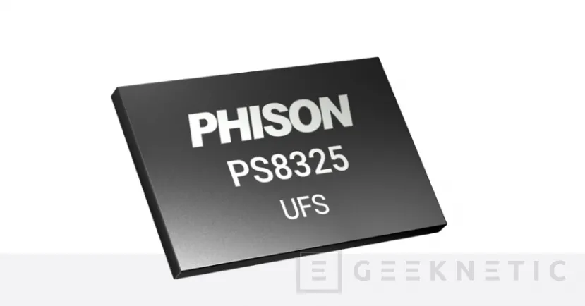 Geeknetic Phison ha lanzado nuevas controladoras UFS 2.2, 3.1 y 4.0 que alcanzan los 4.000 MB/s y cuentan con corrección de errores 3
