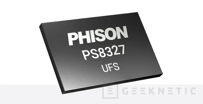 Geeknetic Phison ha lanzado nuevas controladoras UFS 2.2, 3.1 y 4.0 que alcanzan los 4.000 MB/s y cuentan con corrección de errores 2