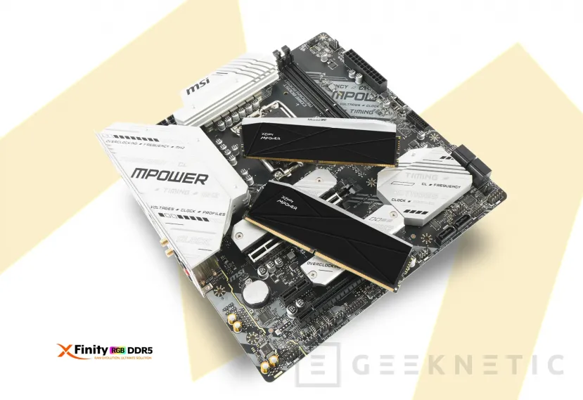 Geeknetic V-COLOR anuncia las memorias XFinity MPOWER en colaboración con MSI de hasta 48 GB y 8.400 MHz 4