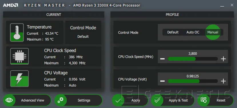 Geeknetic AMD ha actualizado su software para monitorización y overclocking Ryzen Master con compatibilidad para las APUs 8000G Series 2