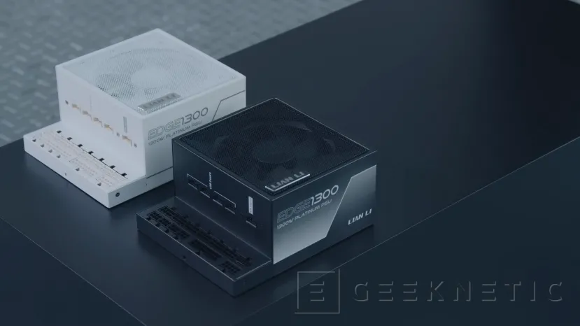 Geeknetic Lian Li presenta la fuente de alimentación EDGE 1300 con forma de L diseñada para cajas de doble cámara 1