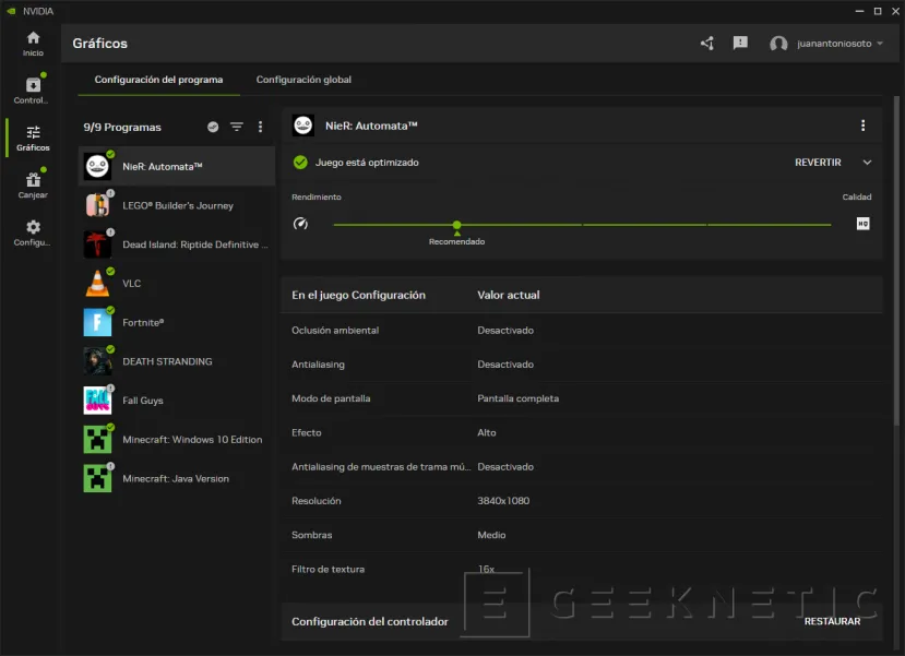 Geeknetic NVIDIA App es la nueva aplicación que reunirá las características del panel de control y GeForce Experiences en una renovada interfaz 4