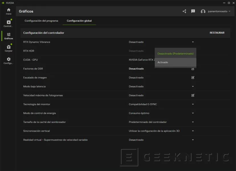 Geeknetic NVIDIA App es la nueva aplicación que reunirá las características del panel de control y GeForce Experiences en una renovada interfaz 5