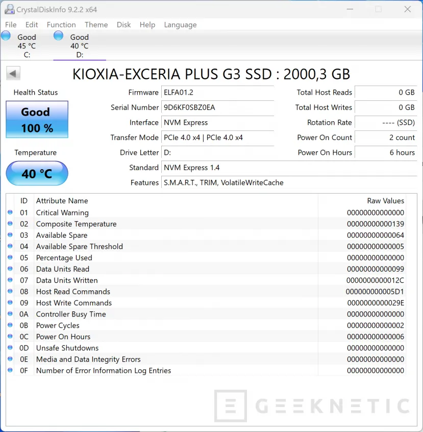 Geeknetic Kioxia Exceria Plus G3 2TB Review 9