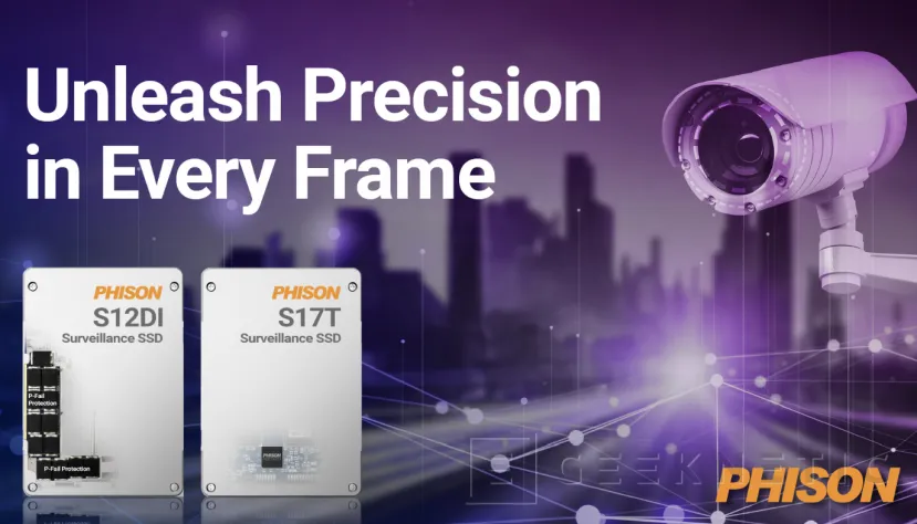 Geeknetic Phison lanza nuevos SSD orientados a VideoVigilancia con protección ante cortes de corriente 1