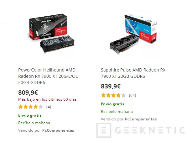Geeknetic La AMD Radeon RX 7900 XT con 20 GB de VRAM baja su precio por debajo del de la NVIDIA RTX 4070 Ti SUPER 1