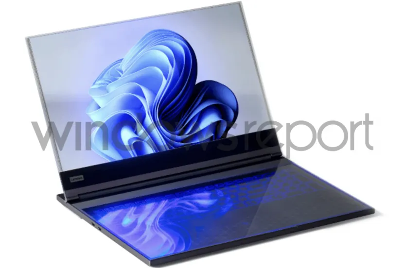 Geeknetic Lenovo está preparando un portátil con pantalla OLED transparente 1