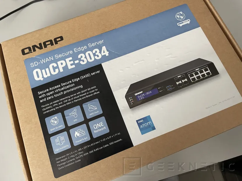 Geeknetic QNAP QuCPE-3034 Switch administrado VM/VNF Review 1