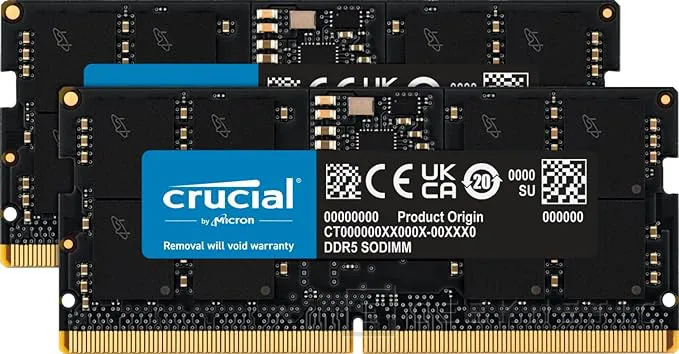 Geeknetic Crucial muestra módulos SO-DIMM DDR5 de 12 GB de capacidad a 5.600 MHz 1