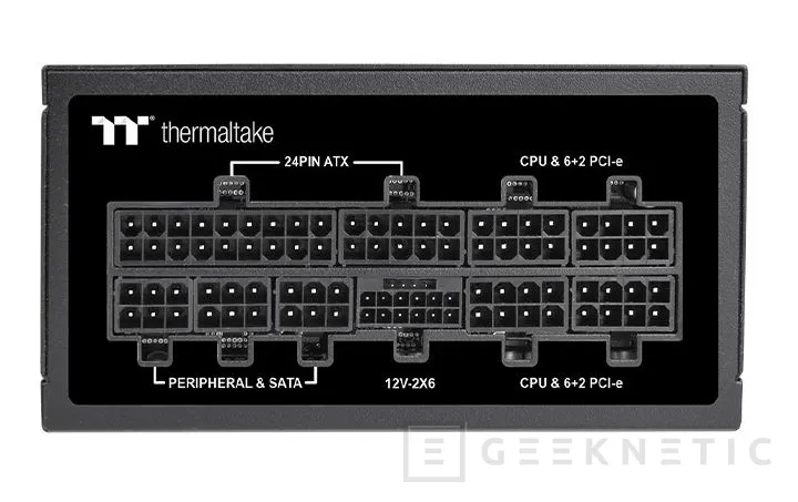 Geeknetic Las nuevas fuentes Thermaltake Toughpower SFX Platinum ofrecen hasta 1.000 W con el conector 12V-2X6 3