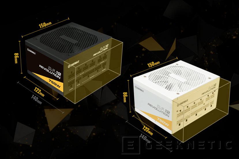 Geeknetic Ya están disponibles las fuentes ENERMAX REVOLUTION D.F. 12 con ATX 3.1 y solo 122 mm de profundidad 1