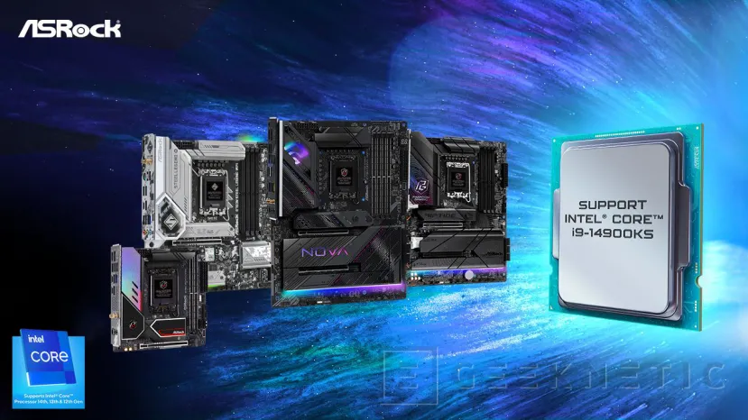 Geeknetic ASRock lanza una actualización para sus placas con chipset Intel 600 y 700 para aprovechar todo el potencial del Intel Core i9-14900KS 1