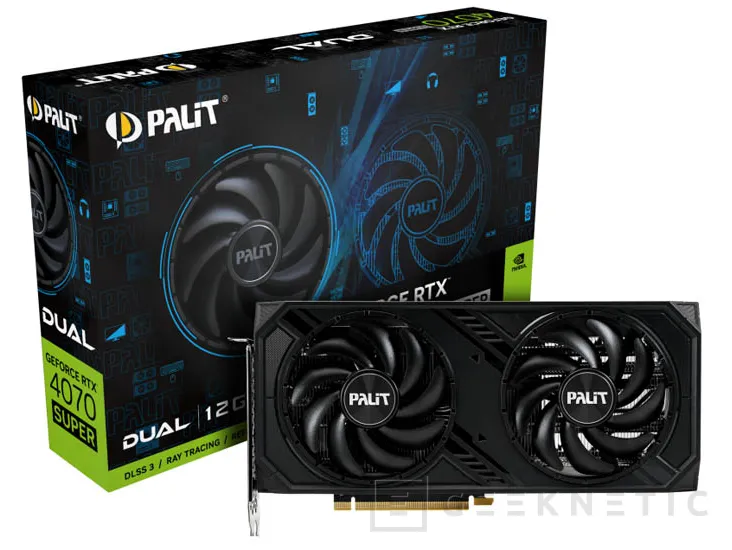 Geeknetic Palit Geforce RTX 4070 SUPER Dual 12 GB GDDR6X por menos de 620 euros 1