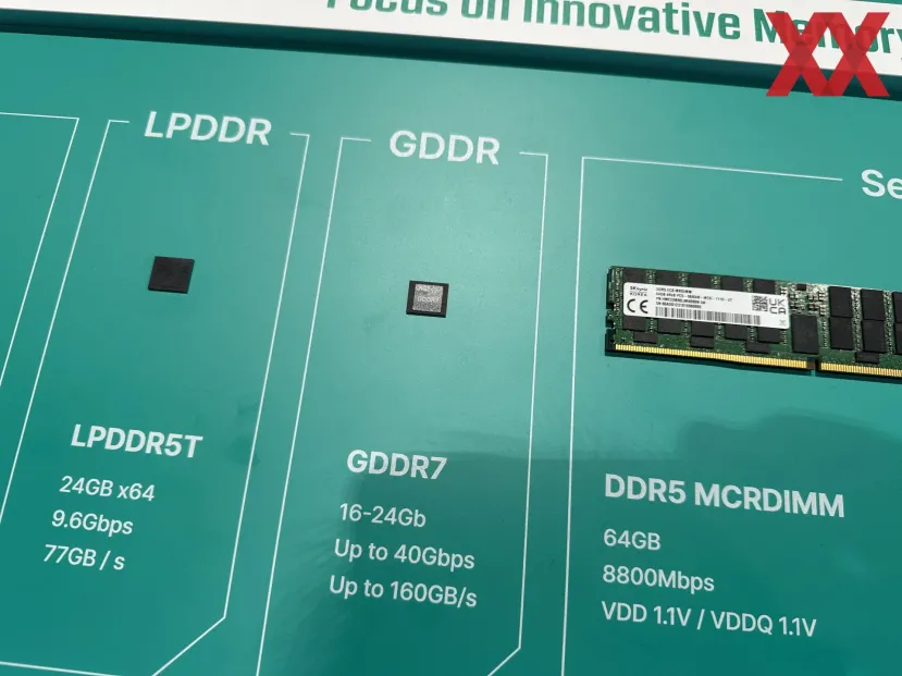 Geeknetic Hynix ha mostrado su memoria GDDR7 de hasta 40 Gbps y 3 GB por chip 1