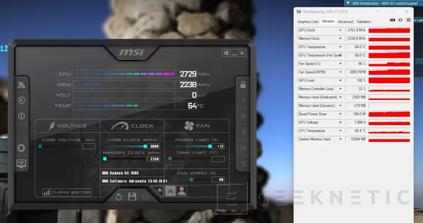 Geeknetic ACER Predator BiFrost AMD Radeon 7600 OC Review 13