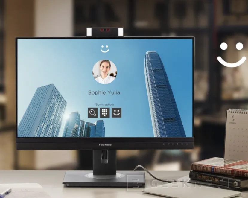Geeknetic ViewSonic lanza dos monitores con reconocimiento facial y dock integrado 2