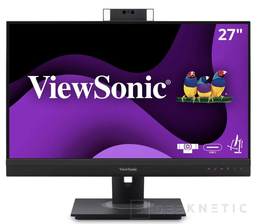 Geeknetic ViewSonic lanza dos monitores con reconocimiento facial y dock integrado 1