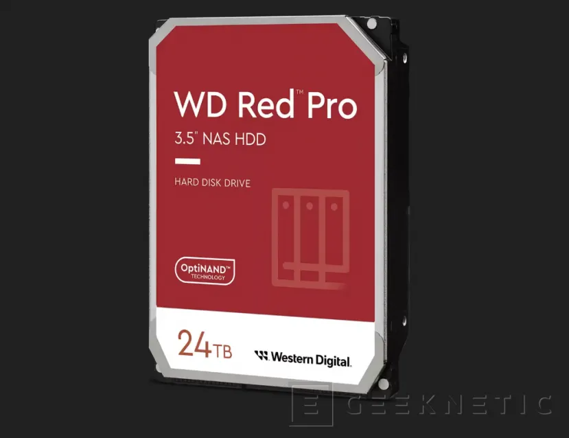 Geeknetic Western Digital lanza su disco duro WD Red Pro de 24 TB para NAS 1