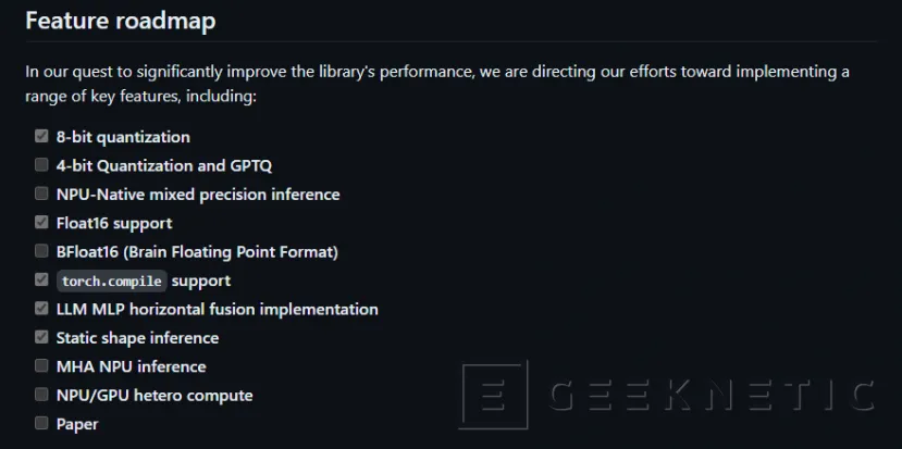Geeknetic Intel ha lanzado la NPU Acceleration Library para impulsar aplicaciones mediante el uso de la unidad NPU 2