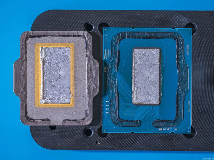 Geeknetic El Intel Core i9-14900KS baja hasta 10º aplicando metal líquido debajo del IHS 1