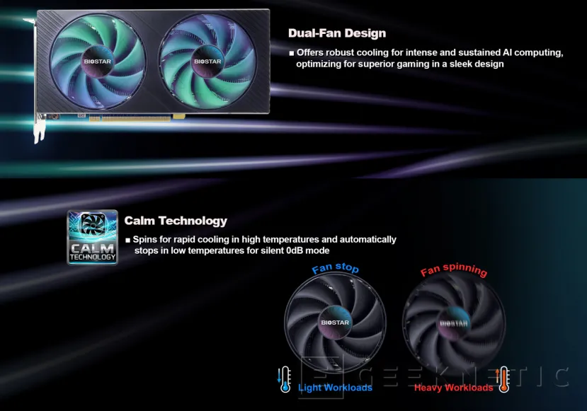 Geeknetic BIOSTAR ha presentado su gráfica Intel Arc A750 OC con una velocidad de reloj de 2.200 MHz 3