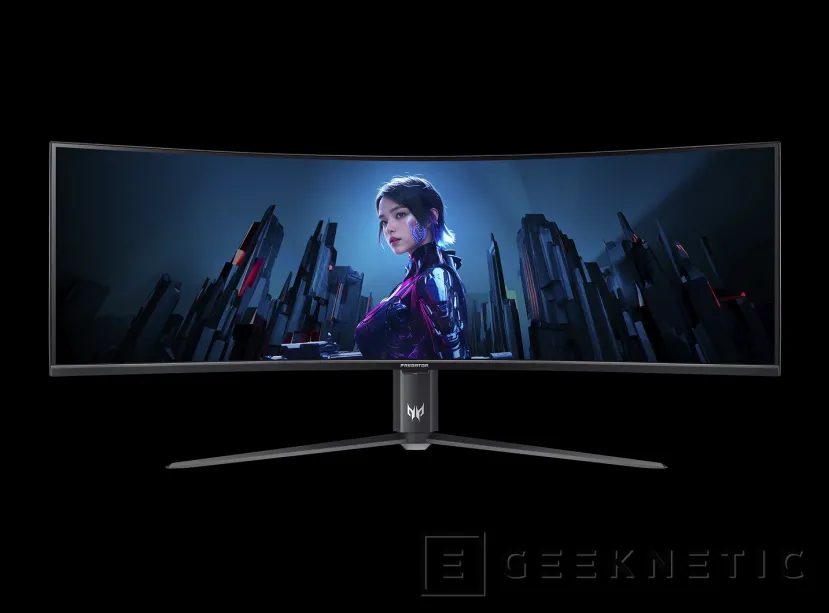 Geeknetic Acer ha lanzado un monitor de 57 pulgadas con panel MiniLED y resolución DUHD 1