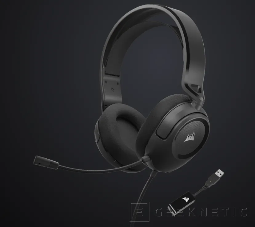 Geeknetic Nuevos auriculares Corsair HS35 Surround V2 con Dolby Audio 7.1 2