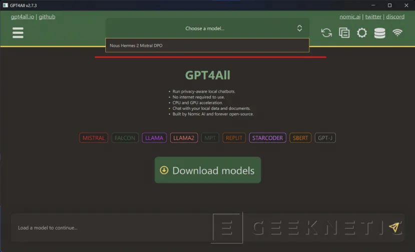 Geeknetic Chatbots IA Sin Conexión: Cómo instalar GPT4ALL y Jan en Tu PC 7
