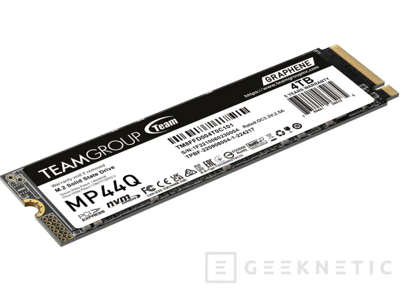 Geeknetic Nuevos SSD TeamGroup MP44Q  con hasta 7.400 MB/s y memorias QLC 2
