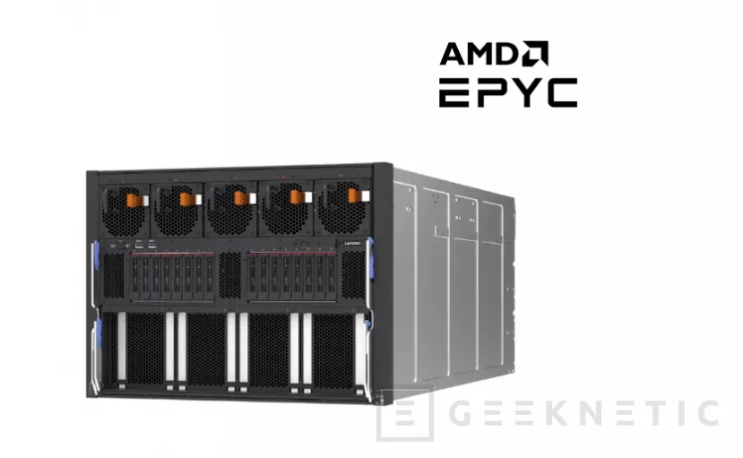 Geeknetic Procesadores AMD EPYC de 4a Gen y hasta 8 GPUs Instinct MI300X en los nuevos servidores de Lenovo 1