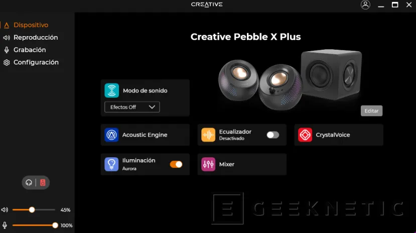 Geeknetic Creative Pebble X Plus Review 14
