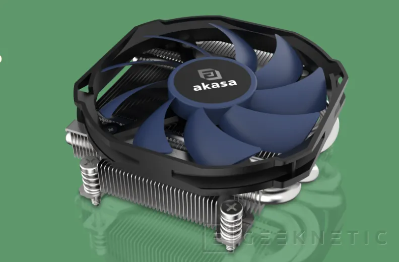 Geeknetic Alucia H4A es el nuevo disipador de perfil bajo de Akasa para procesadores AMD con 29,5 mm de altura 2