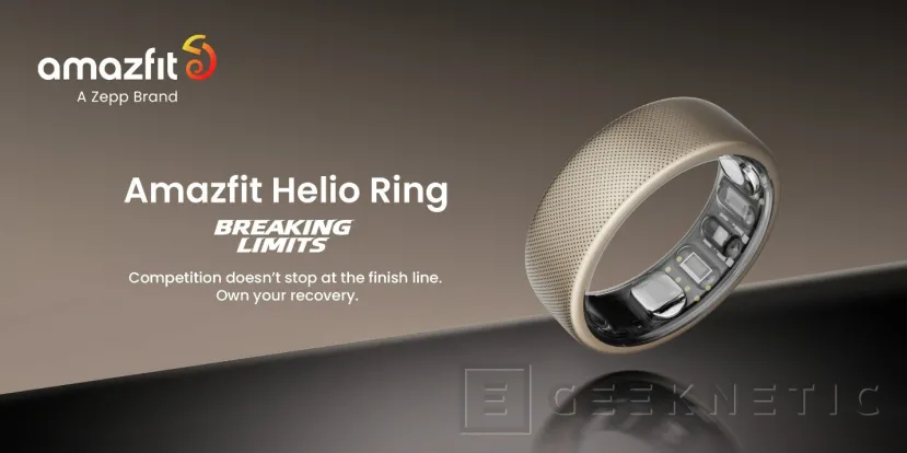 Geeknetic El 14 de mayo se podrá comprar en Estados Unidos el Amazfit Helio Ring por 299,99 dólares 1