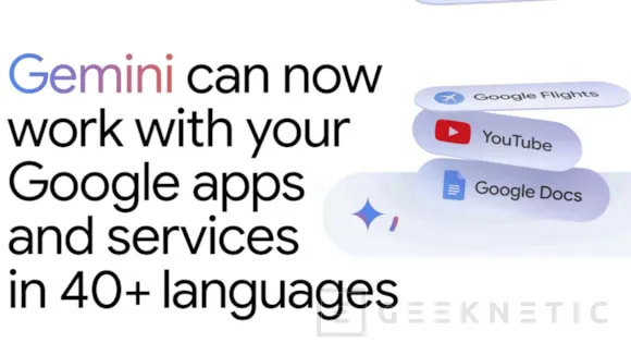 Geeknetic Google Gemini se integra con las extensiones de Google y está disponible en más idiomas y países 1
