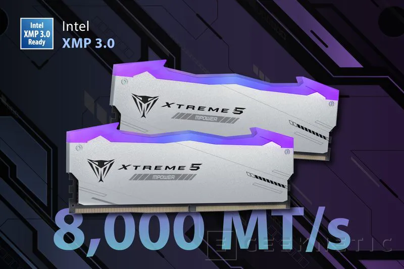Geeknetic Patriot anuncia sus memorias Viper Xtreme 5 RGB DDR5 MPOWER en colaboración con MSI 1